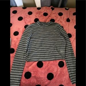 New Medium Grey/glittery top